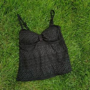 Black Swimsuit Top